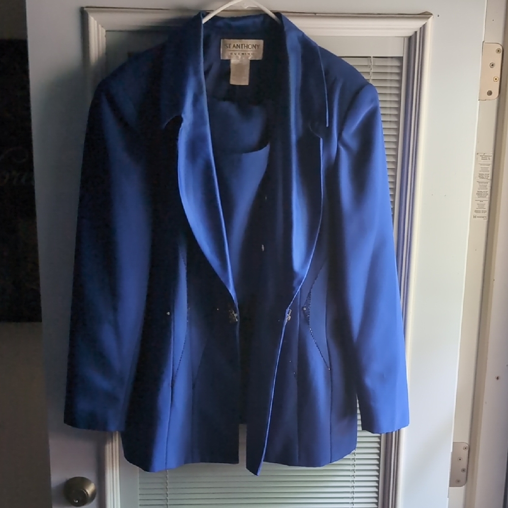 Anthony Richards Women's Vibrant Blue Suit Jacket